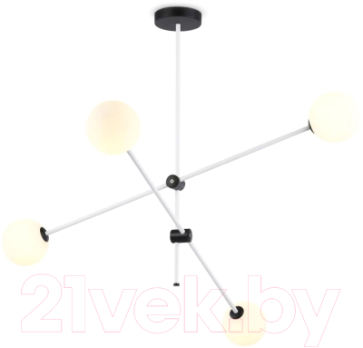 Люстра Ambrella Traditional TR2505/4 WH/BK - фото