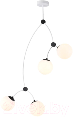 Люстра Ambrella Traditional TR2572/4 WH/BK - фото