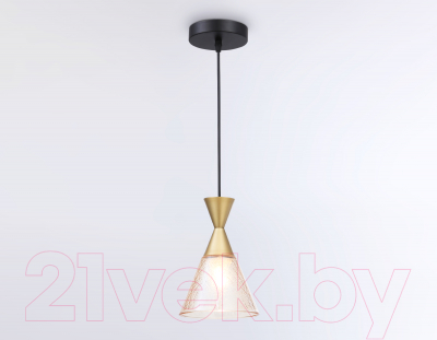 Потолочный светильник Ambrella Traditional TR3173 BK/GD - фото