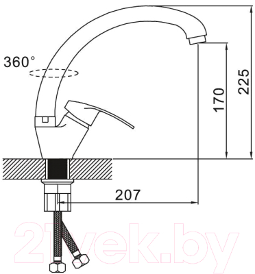 Смеситель Эверест B59-024