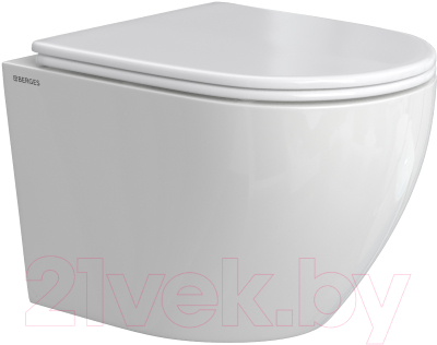 Унитаз подвесной с инсталляцией Berges Okus Rimless / 043389