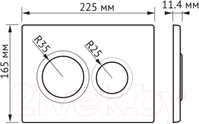 Унитаз подвесной с инсталляцией Berges Okus Rimless / 043389