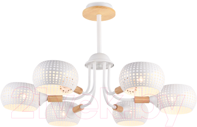 Люстра Ambrella Traditional TR80166/6 WH/LWD - фото