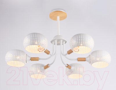 Люстра Ambrella Traditional TR80166/6 WH/LWD