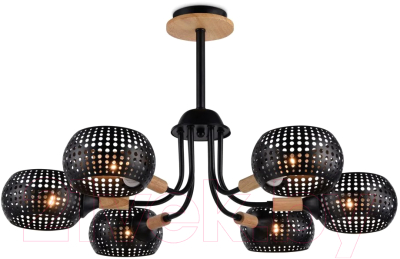 Люстра Ambrella Traditional TR80167/6 BK/LWD - фото