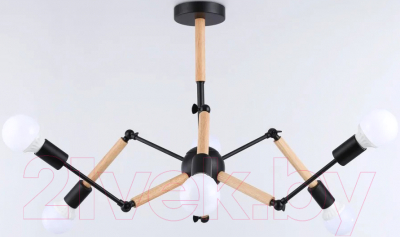 Люстра Ambrella Traditional TR80488/6 BK/LW - фото