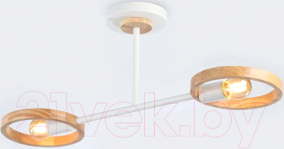Потолочный светильник Ambrella Traditional TR8243/2 WH/LWD - фото