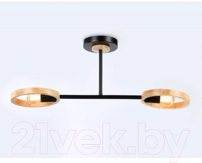 Потолочный светильник Ambrella Traditional TR8244/2 BK/LWD