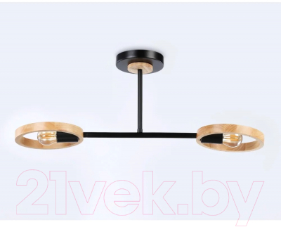 Потолочный светильник Ambrella Traditional TR8244/2 BK/LWD