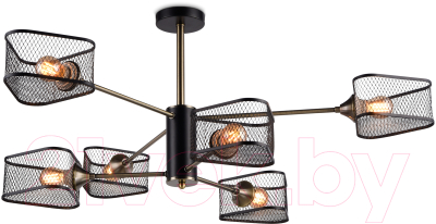Люстра Ambrella Traditional TR80172/6 SB/BK (бронза/черный)