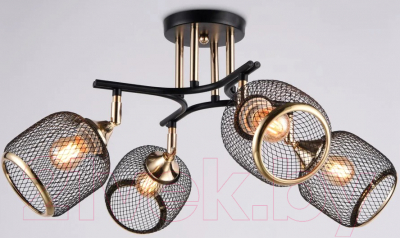 Люстра Ambrella Traditional TR80177/4 BK/FGD - фото