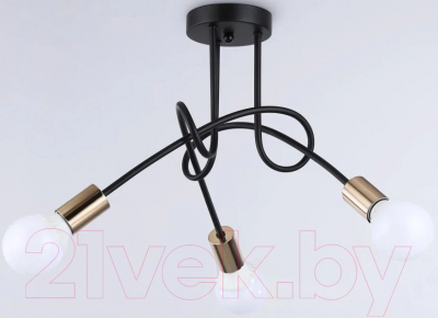 Люстра Ambrella Traditional TR80415/3 BK/GD - фото