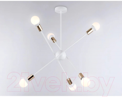 Люстра Ambrella Traditional TR80432/6 WH/GD