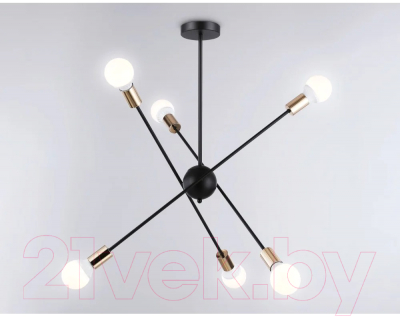 Люстра Ambrella Traditional TR80435/6 BK/GD