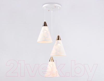 Люстра Ambrella Traditional TR8433/3 WH/FGD - фото