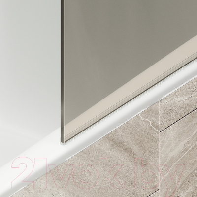 Стеклянная шторка для ванны MaybahGlass MGV-250-2ш