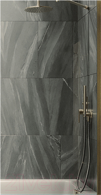 Стеклянная шторка для ванны MaybahGlass MGV-250-3ш - фото