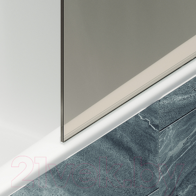 Стеклянная шторка для ванны MaybahGlass MGV-250-3ш