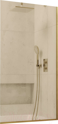 Стеклянная шторка для ванны MaybahGlass MGV-250-3у - фото