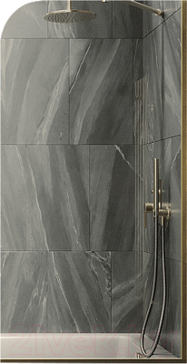 Стеклянная шторка для ванны MaybahGlass MGV-68-3у - фото