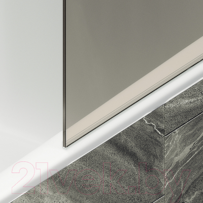 Стеклянная шторка для ванны MaybahGlass MGV-250-1ш