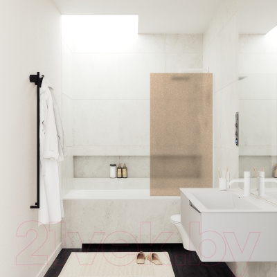 Стеклянная шторка для ванны MaybahGlass MGV-249-1у