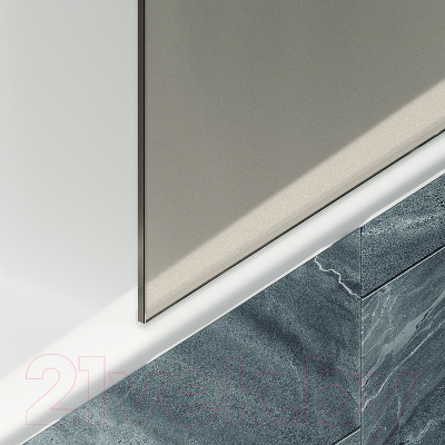 Стеклянная шторка для ванны MaybahGlass MGV-74-3ш