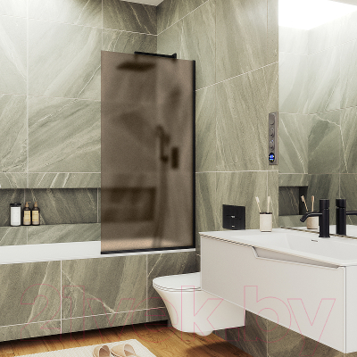 Стеклянная шторка для ванны MaybahGlass MGV-74-6у