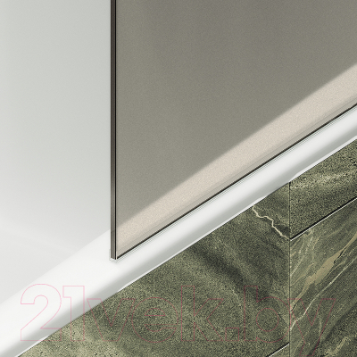 Стеклянная шторка для ванны MaybahGlass MGV-74-6ш