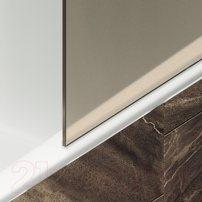 Стеклянная шторка для ванны MaybahGlass MGV-69-5ш