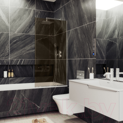 Стеклянная шторка для ванны MaybahGlass MGV-70-5у