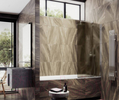 Стеклянная шторка для ванны MaybahGlass MGV-77-4у