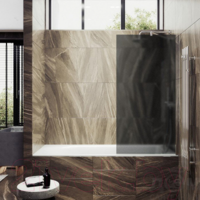 Стеклянная шторка для ванны MaybahGlass MGV-85-4ш