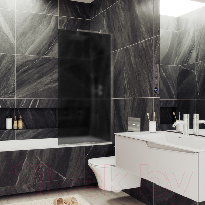 Стеклянная шторка для ванны MaybahGlass MGV-87-4у