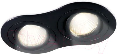 Точечный светильник Ambrella TN102507/2 BK - фото