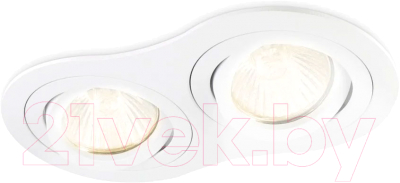Точечный светильник Ambrella TN102505/2 WH - фото