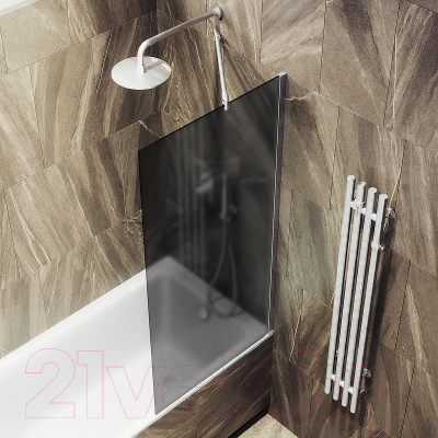 Стеклянная шторка для ванны MaybahGlass MGV-89-5ш