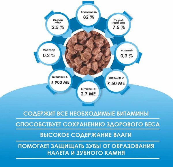 Влажный корм для кошек Kissa С рыбой в соусе