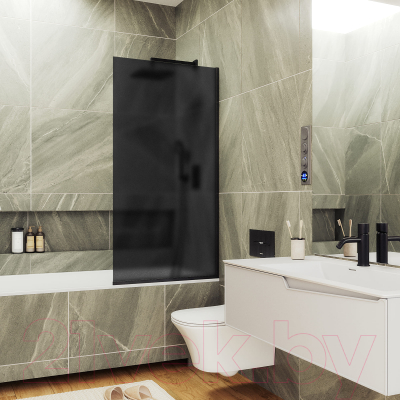 Стеклянная шторка для ванны MaybahGlass MGV-86-6у