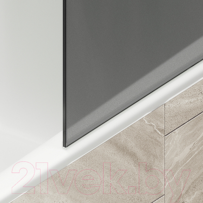 Стеклянная шторка для ванны MaybahGlass MGV-86-2ш