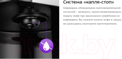 Капельная кофеварка Kitfort КТ-7222