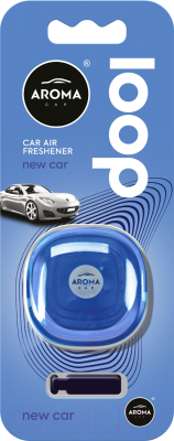 Ароматизатор автомобильный Aroma Car Loop Gel New Car - фото