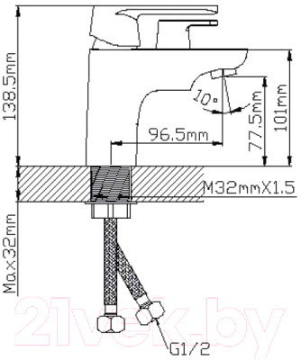 Смеситель Wisent WP14118