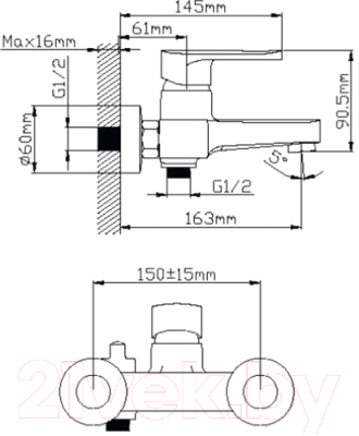 Смеситель Wisent WP30201
