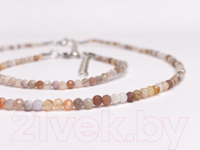 Кольцо Wolves Бразильский Агат 5857