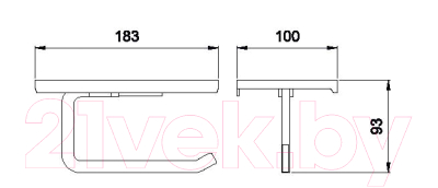 Держатель для туалетной бумаги Wisent WP508