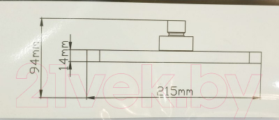 Лейка верхнего душа Wisent WP308