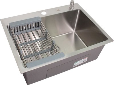 Мойка кухонная Wisent WS-36050+GER013+WW405B+W302644B - фото