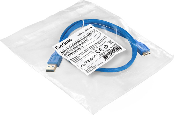 Кабель ExeGate EX-CC-USB3-AMmicroBM9P-1.0 / EX294750RUS