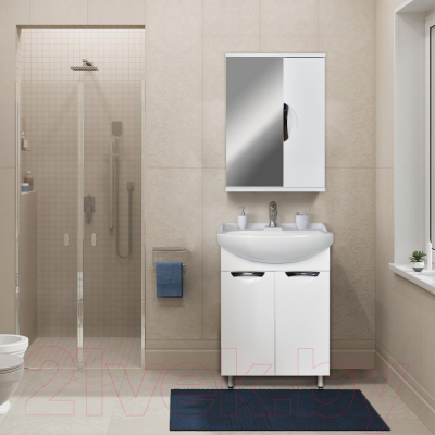 Шкаф с зеркалом для ванной Doratiz Афина 65 / 2711.680